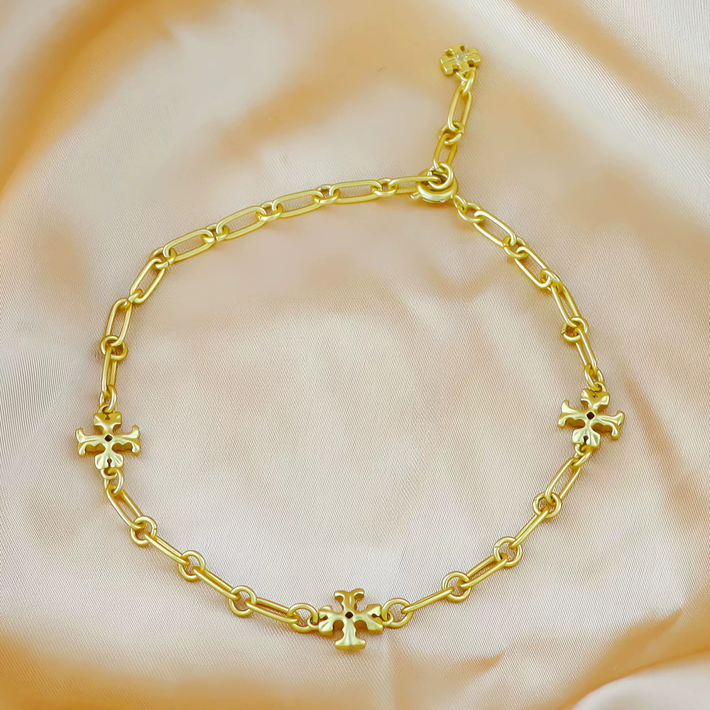 Tory Burch Gold Plated Copper Multi Bracelet